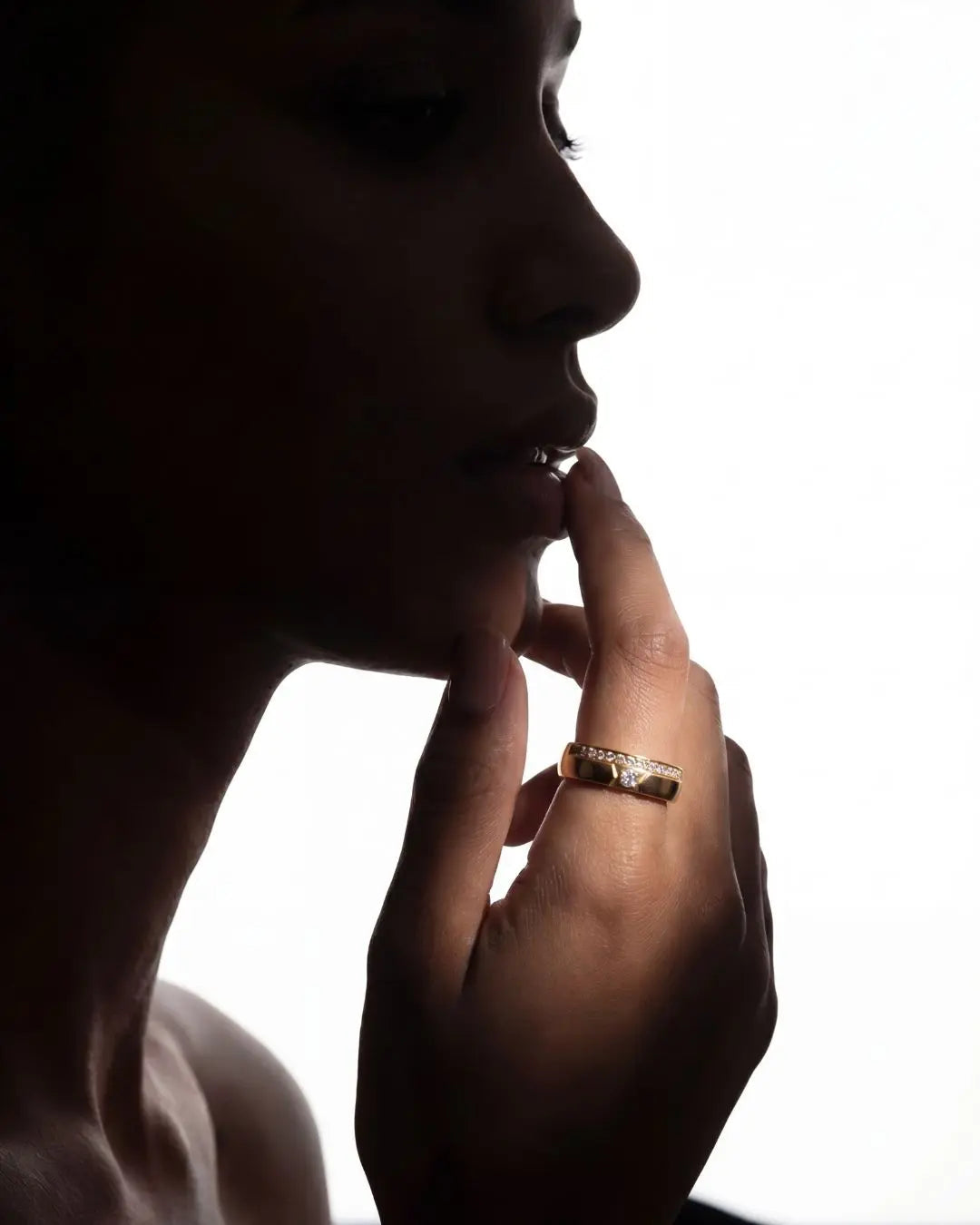 Orion 18K Gold Plated Band Ring Desse Collective