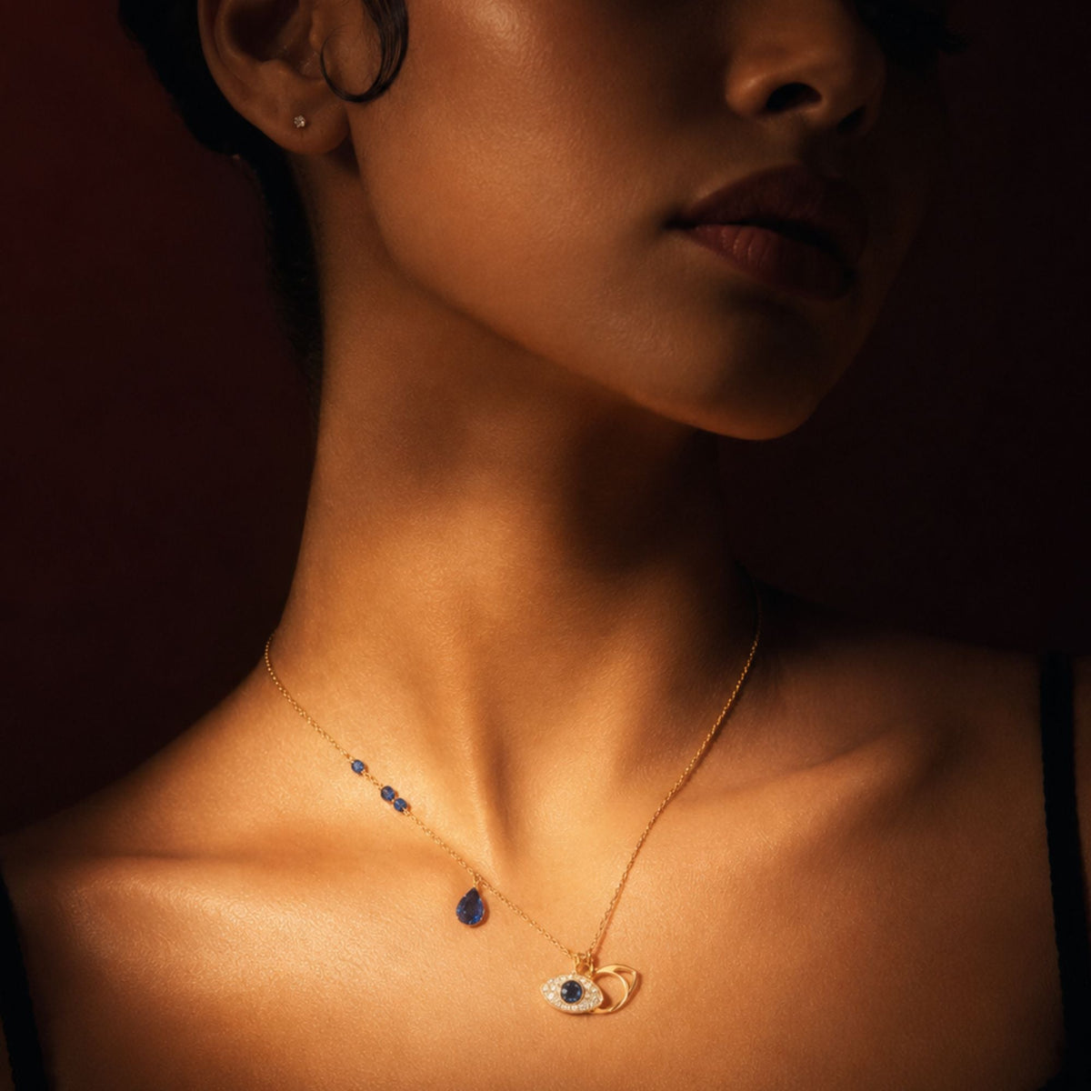 Nazar Evil Eye Necklace VR BLING
