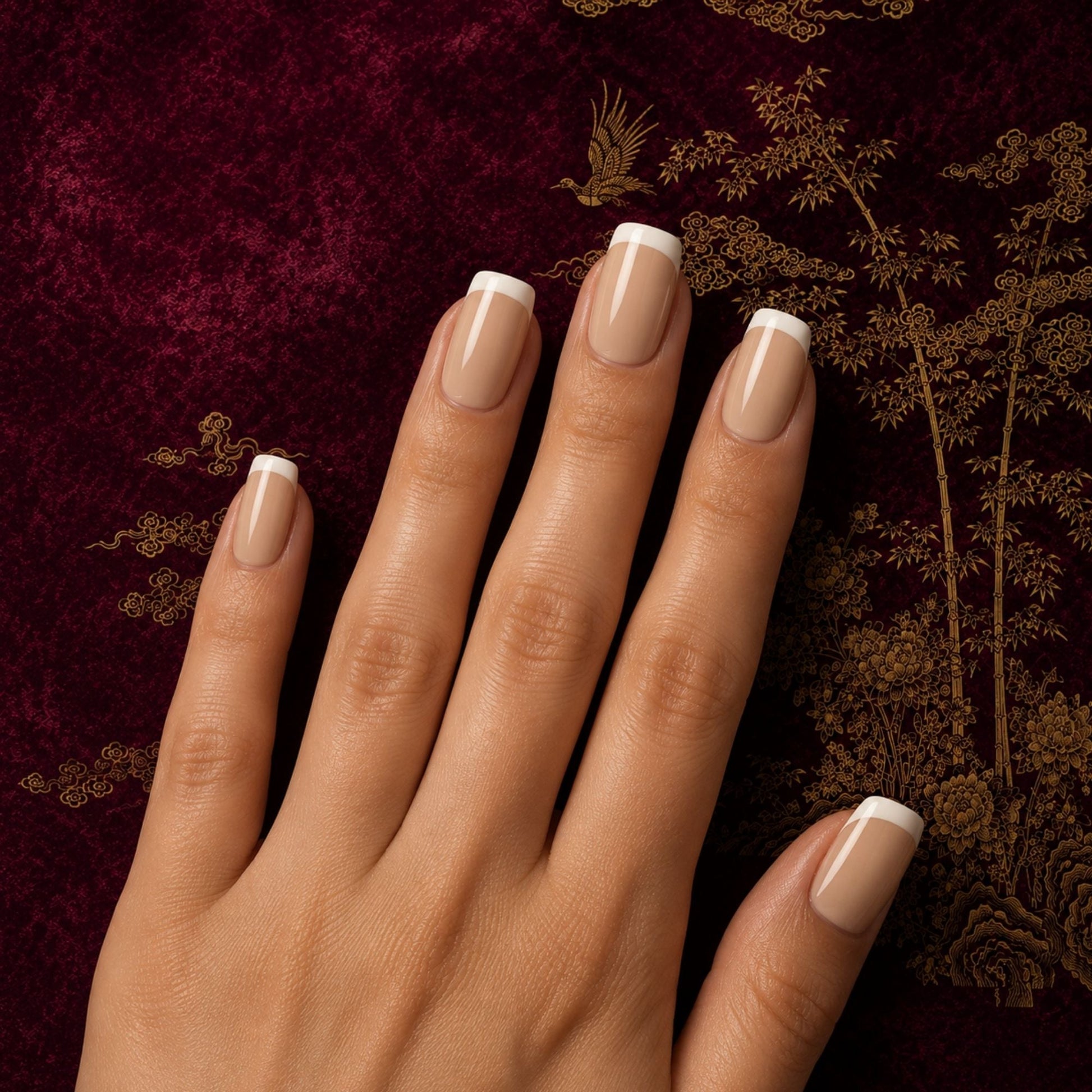 Luxury French Milk Tea Press-On Nails Desse Collective