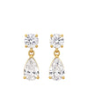 Dew Drop  18K Gold Plated Earrings QROSH