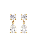 Dew Drop  18K Gold Plated Earrings QROSH