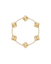 Lucky Four Leaf Clover Gold Bracelet | 18K Gold Plated Stainless Steel Desse Collective