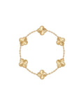 Lucky Four Leaf Clover Gold Bracelet | 18K Gold Plated Stainless Steel Desse Collective