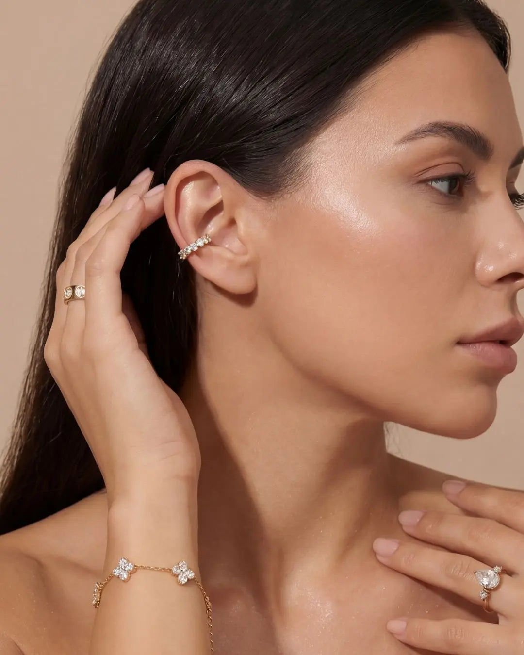 Luxe CZ Ear Cuff Desse Collective