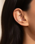 Duo Pave Ear Cuff QROSH
