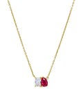 Rouge Toi Et Moi Necklace QROSH