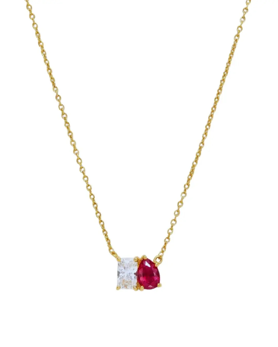 Rouge Toi Et Moi Necklace QROSH