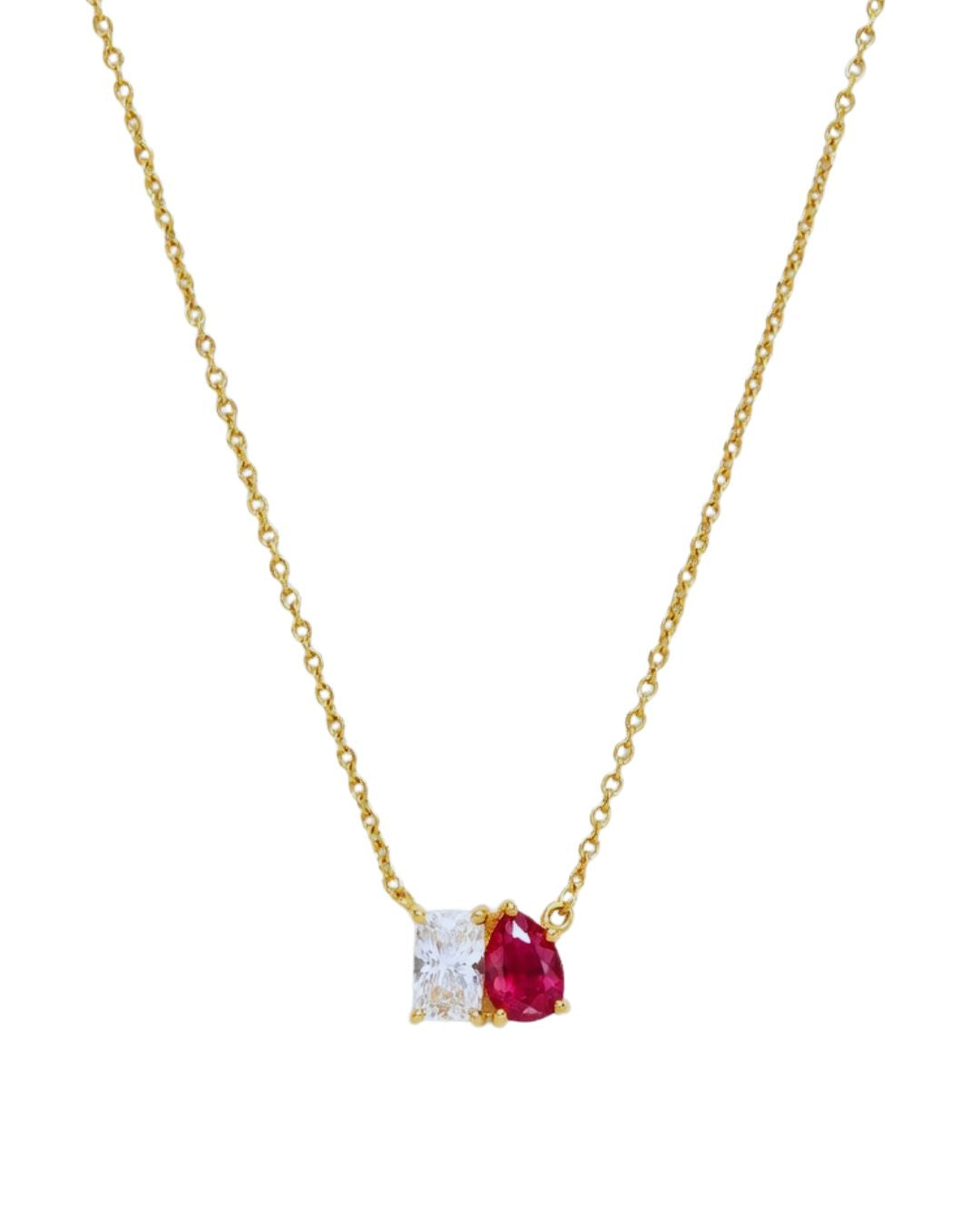 Rouge Toi Et Moi Necklace QROSH