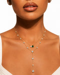 Émeraude Toi Et Moi Necklace VR BLING