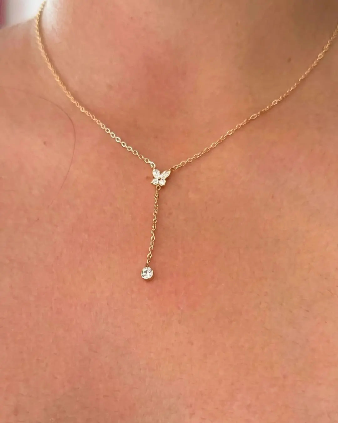 Papillon Lariat Necklace QROSH