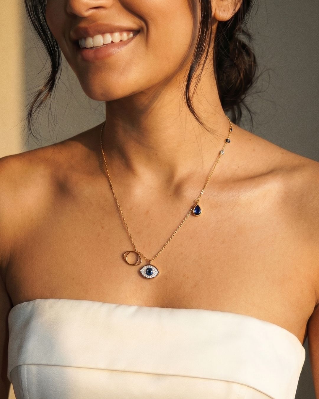 Nazar Evil Eye Necklace VR BLING