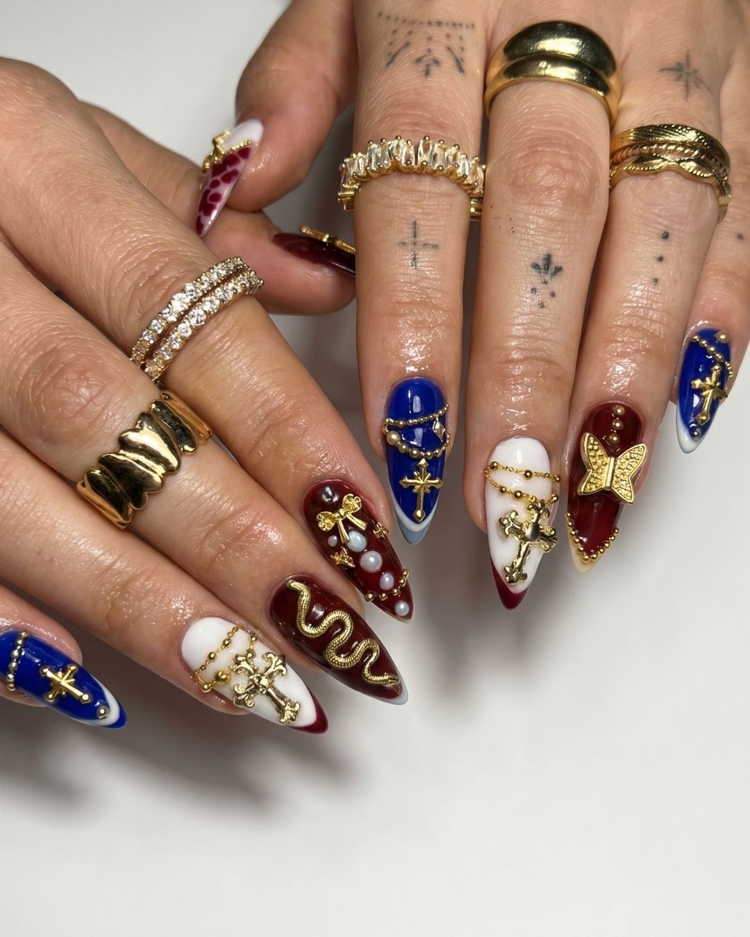Crimson Altar Press-On Nails Desse Collective
