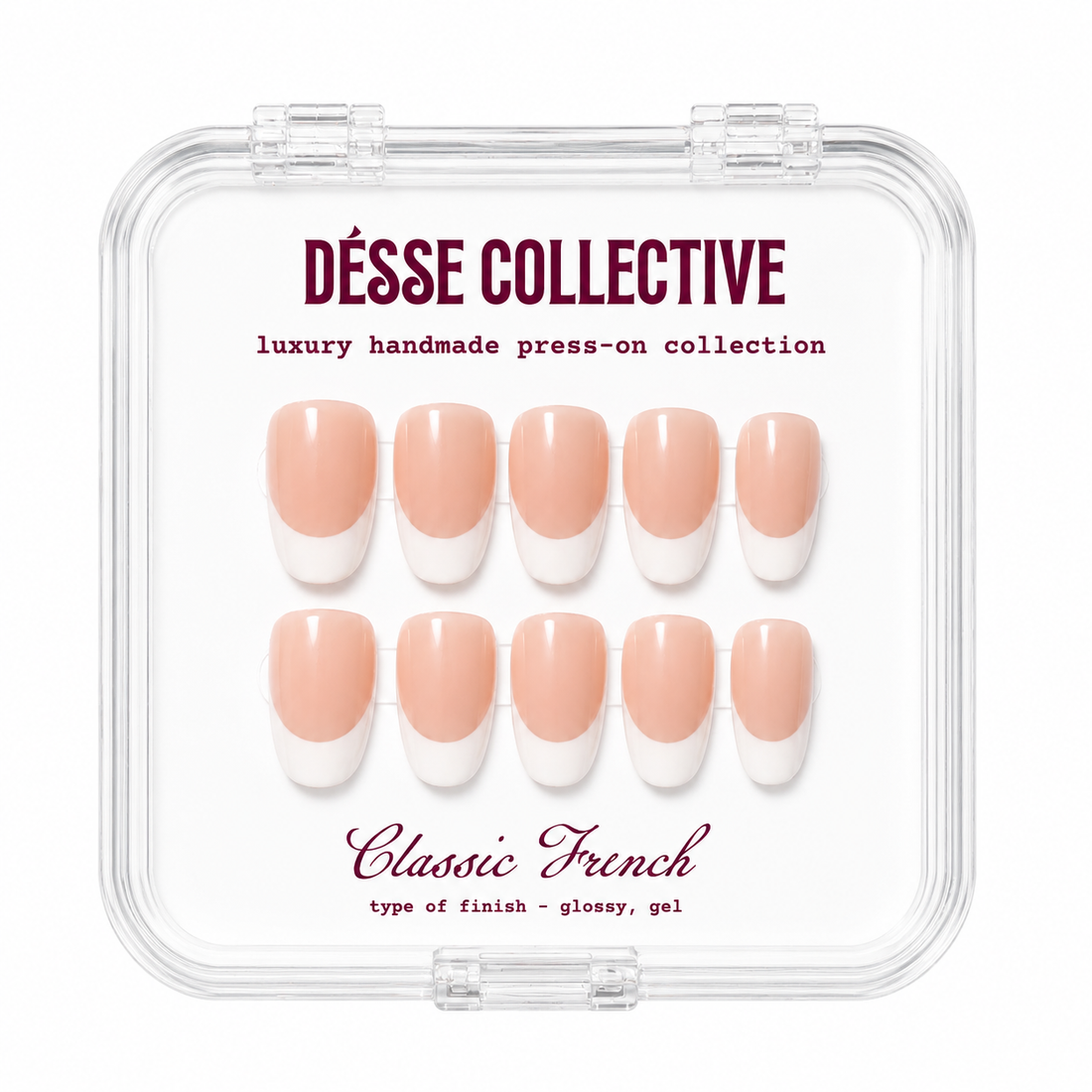 Luxury French Tip Press-On Nails Desse Collective