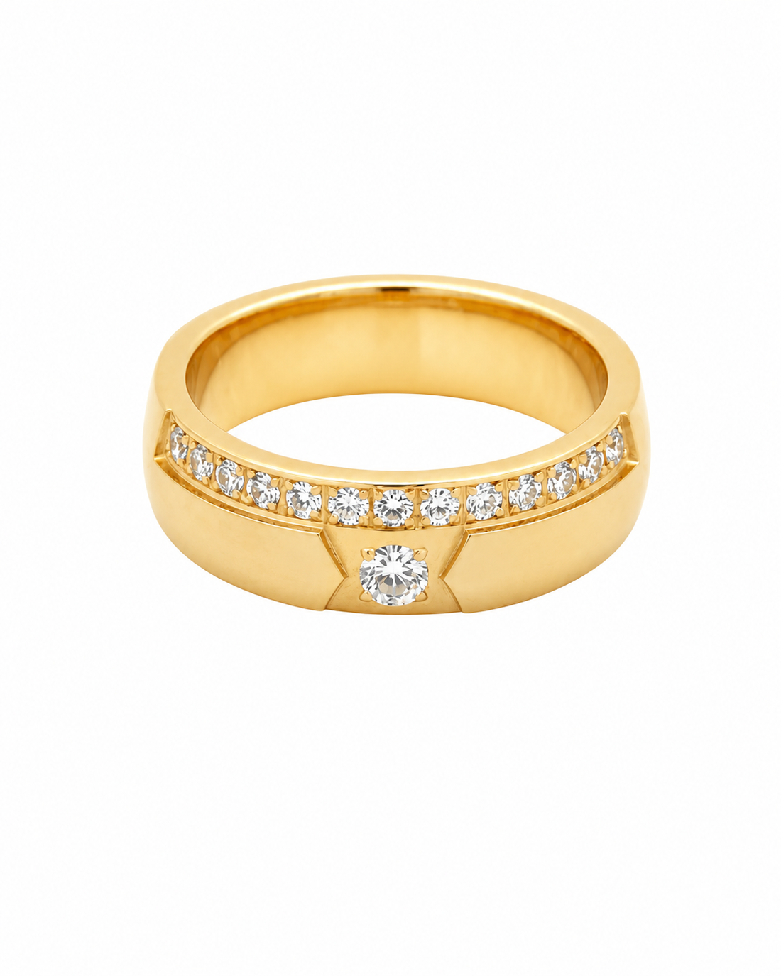 Orion 18K Gold Plated Band Ring Desse Collective