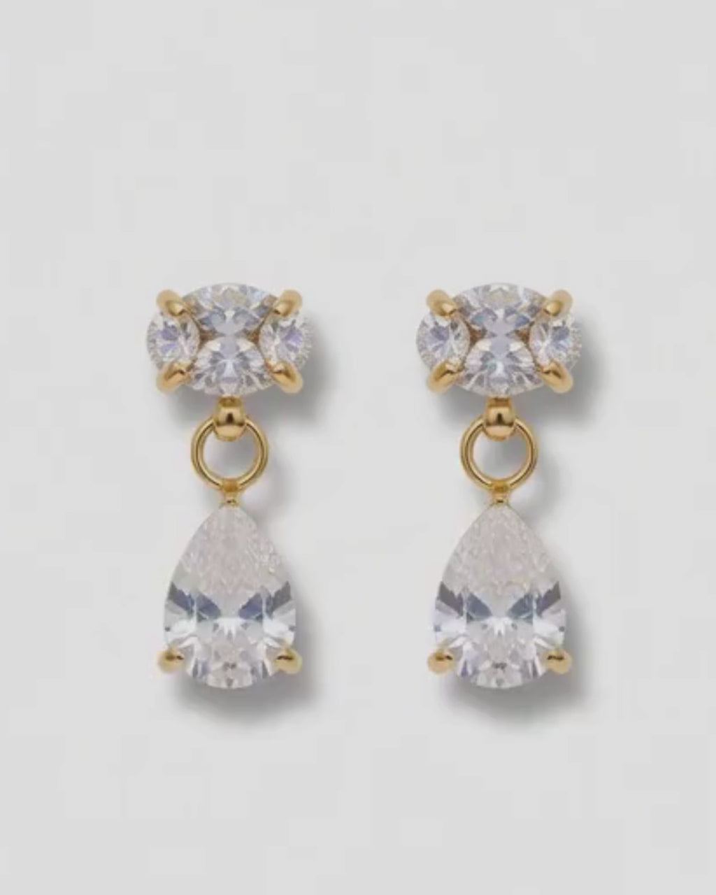 Dew Drop  18K Gold Plated Earrings