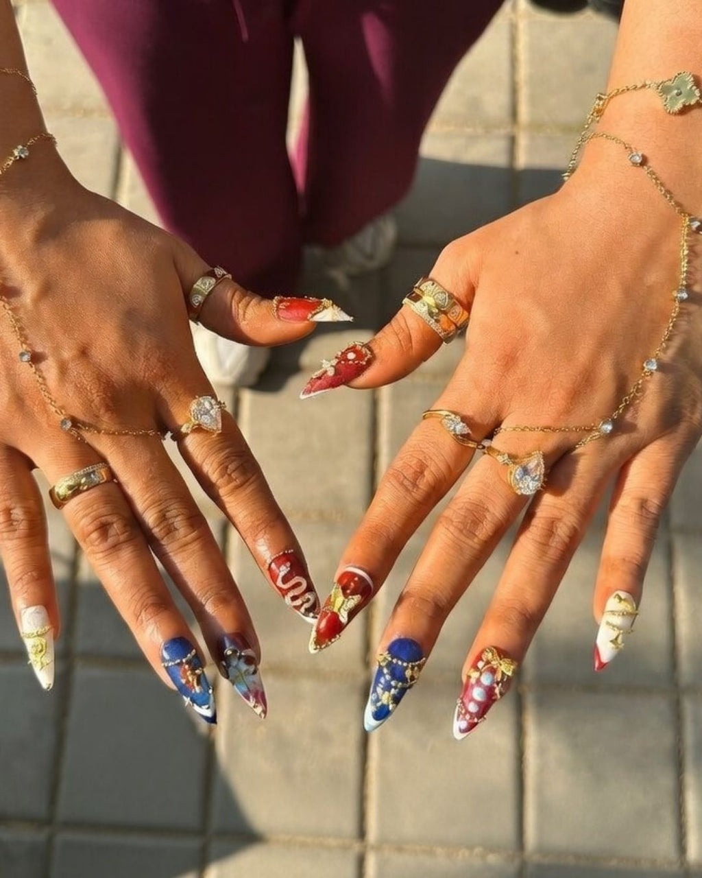 Crimson Altar Press-On Nails Desse Collective